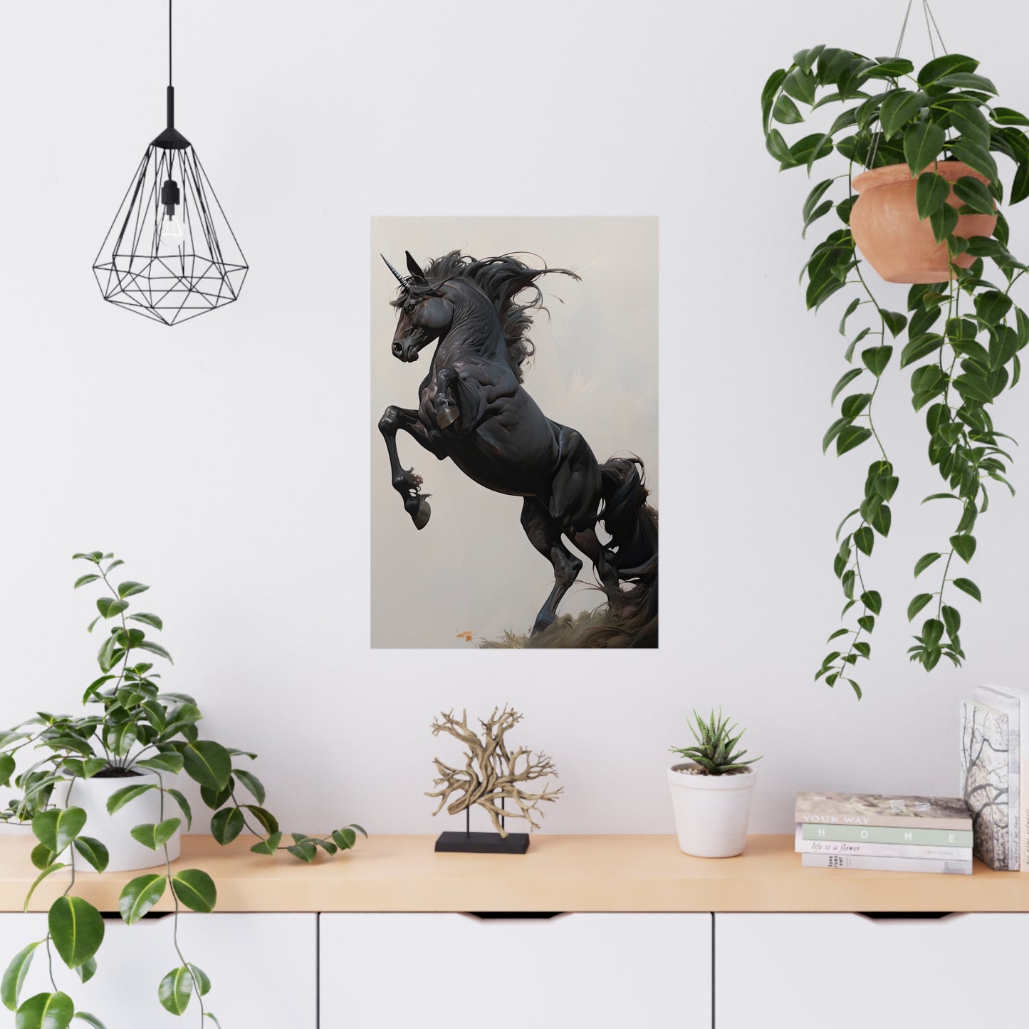 "Midnight Unicorn" Poster - Print