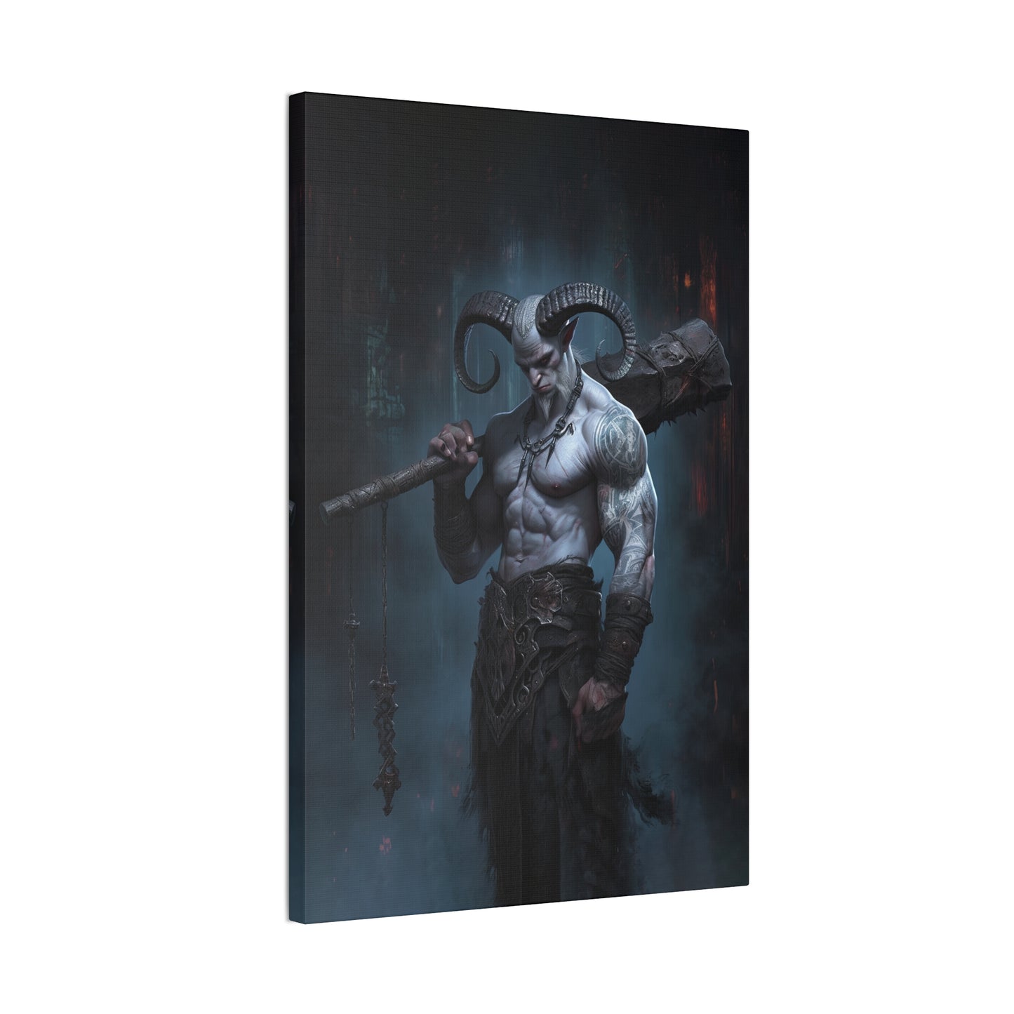 "Fiend" Canvas Stretched, 0.75" - Print