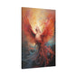 "Fluid Phoenix Dreaming" Canvas Stretched, 0.75" - Print