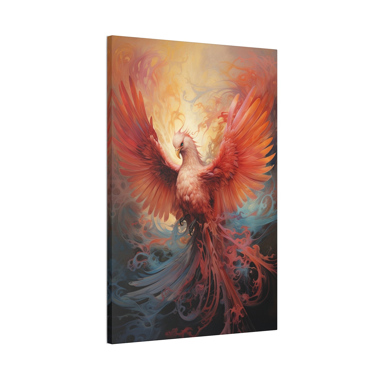 "Fluid Phoenix Dreaming" Canvas Stretched, 0.75" - Print