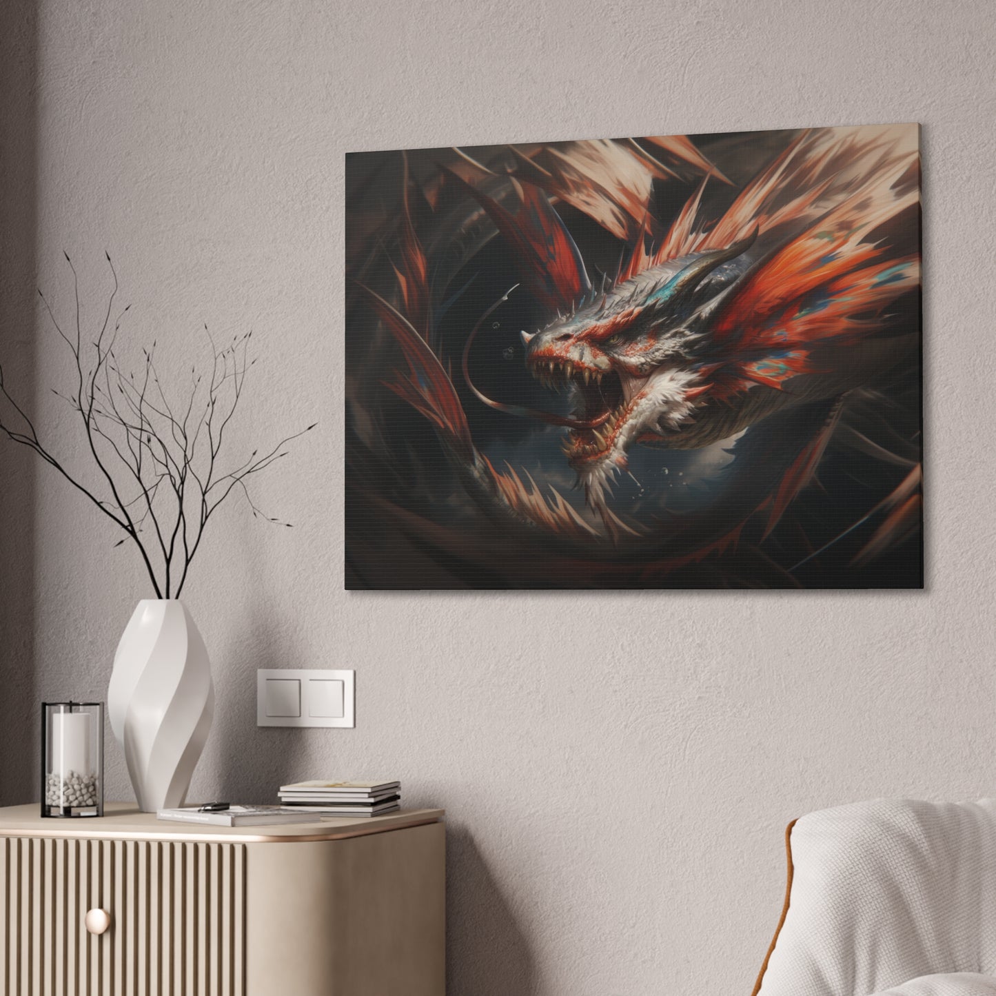 "NetherBeast"  Canvas Stretched, 0.75" - Print