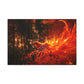 "Blazing Grace Phoenix"  Canvas Stretched, 0.75" - Print