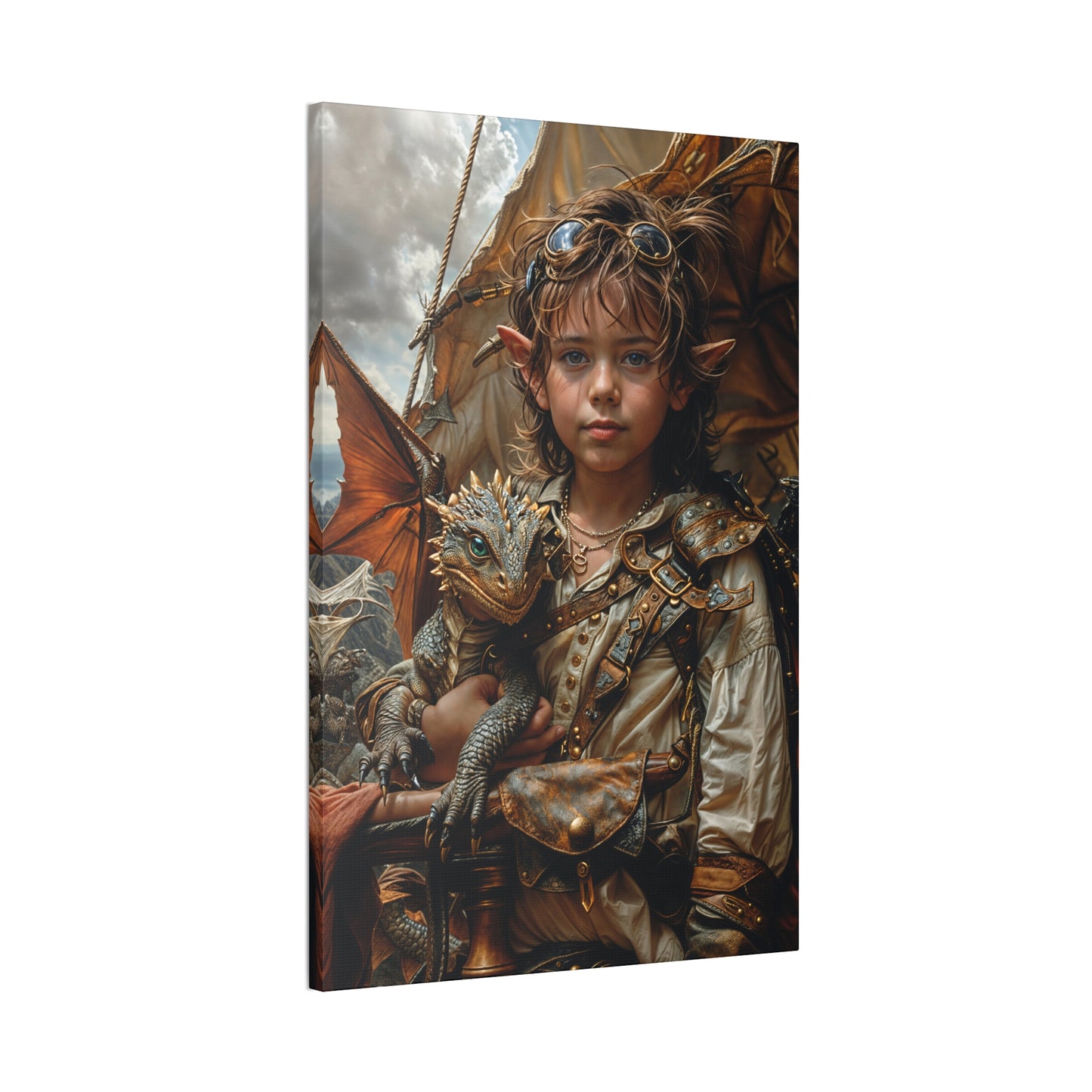 "Sky Pirate Cadets" Canvas Stretched, 0.75" - Print