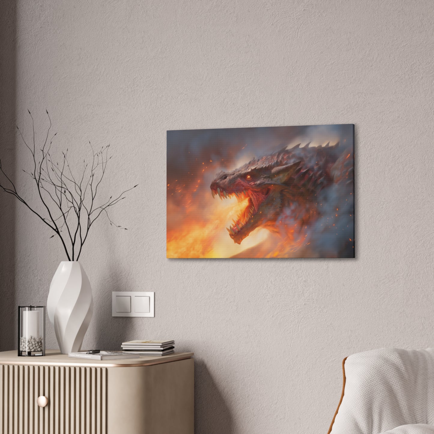 "I Am Fire"  Canvas Stretched, 0.75" - Print