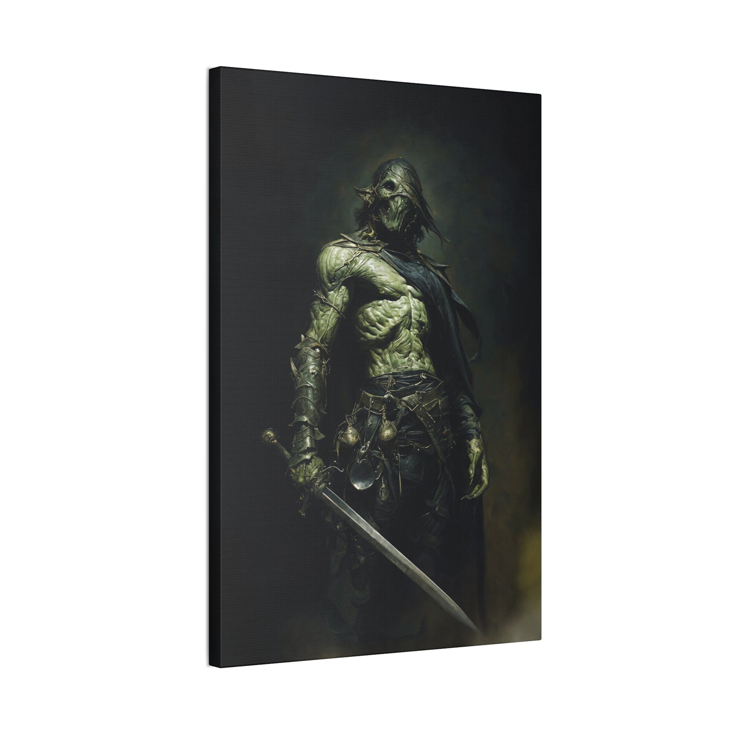 "Dark Elf (The Damned)" Canvas Stretched, 0.75" - Print