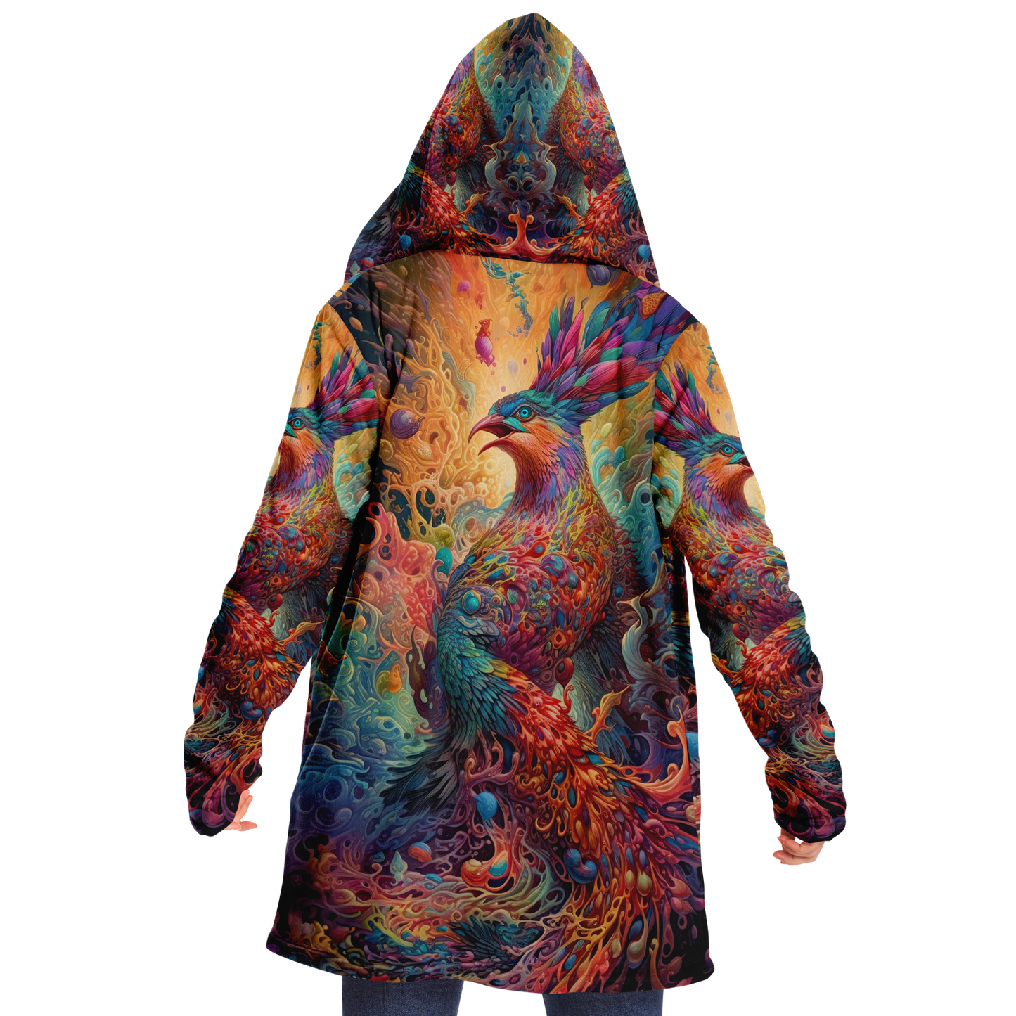 Liquid Light Phoenix Microfleece Cloak