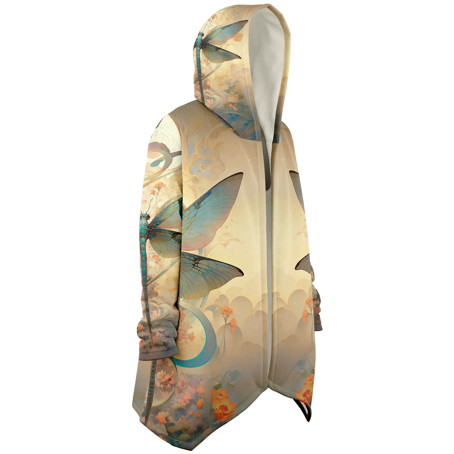 Zen Dragonfly Microfleece Cloak