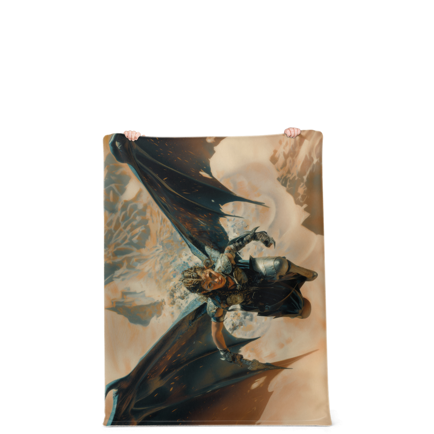 Winged Revenge Premium Microfleece Blanket