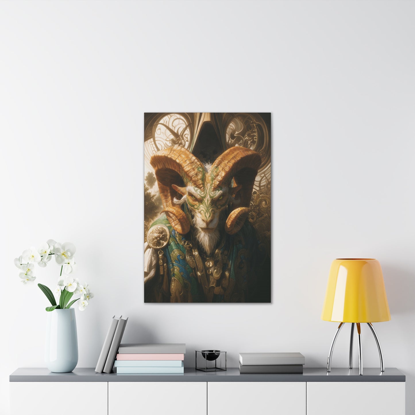 "Double-Cross Cleric" Canvas Stretched, 0.75" - Print