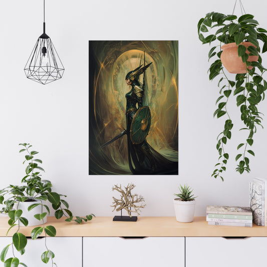 "Elite Elven Guardian" Poster - Print