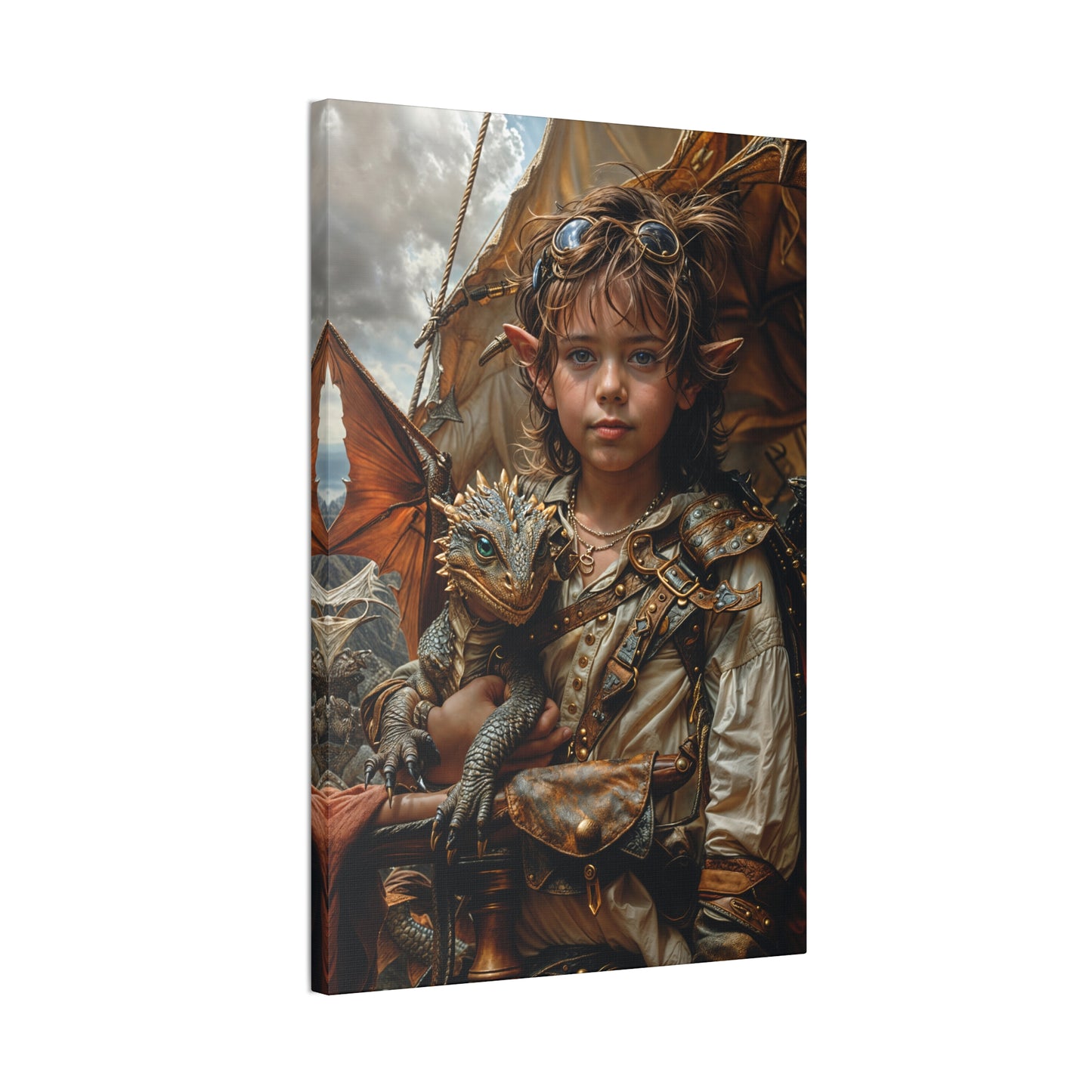 "Sky Pirate Cadets" Canvas Stretched, 0.75" - Print