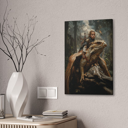 "Griffins Guardian" Canvas Stretched, 0.75" - Print