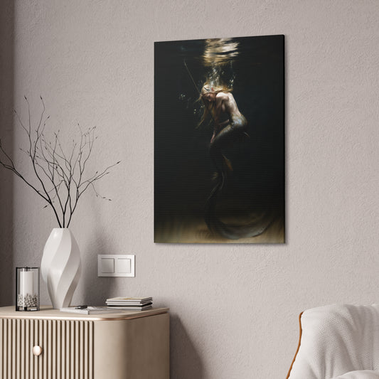 "Spearmaiden of the Deep" Canvas Stretched, 0.75" - Print