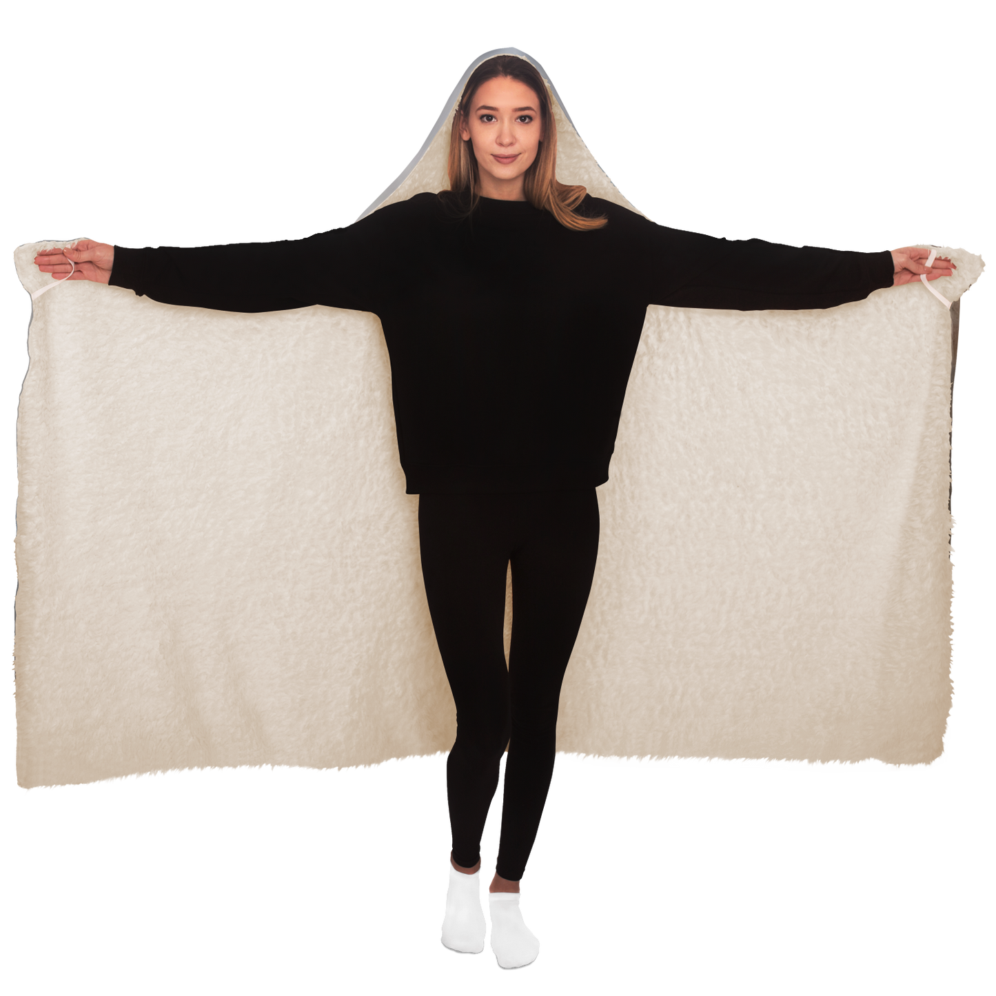 Wings of the Forgotten Dawn Hooded Blanket