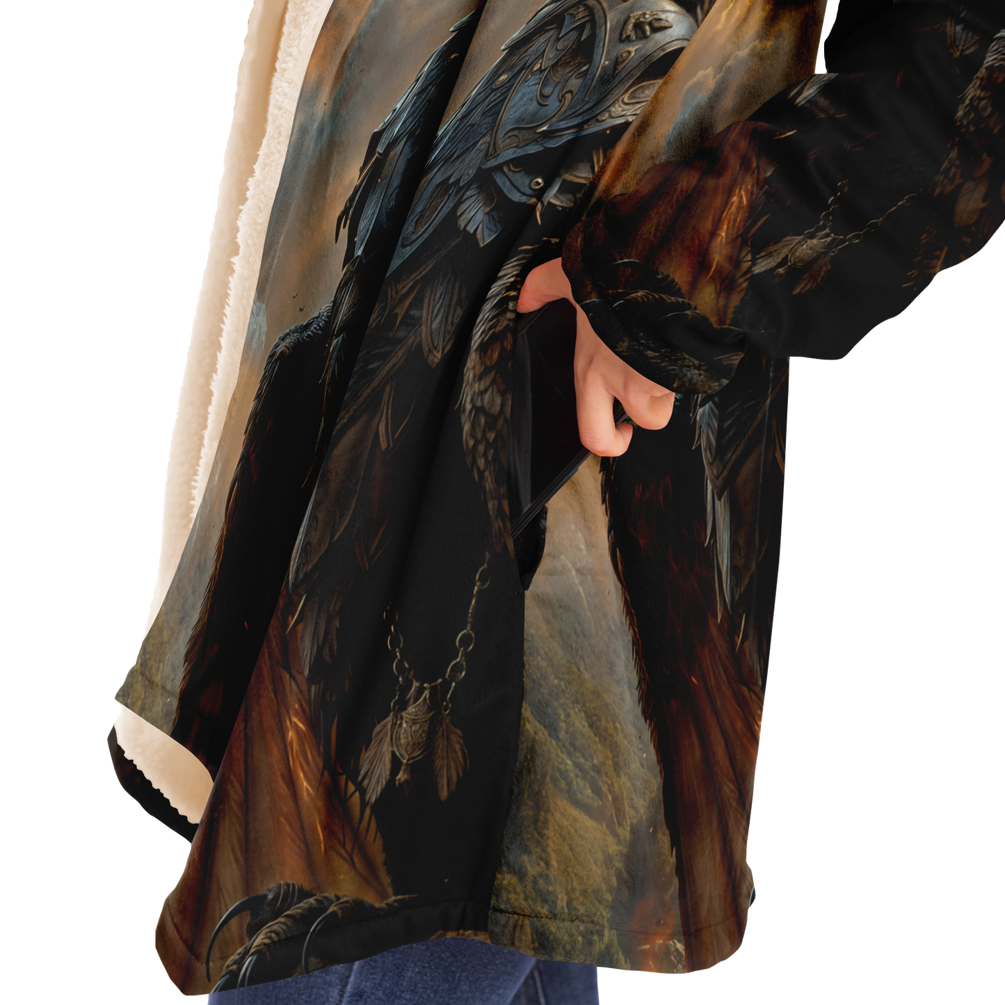 Black Rider Microfleece Cloak