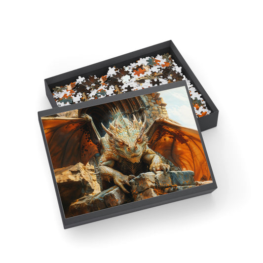 "Protector of the Forgotten Keep" Puzzle (500, 1000-Piece)