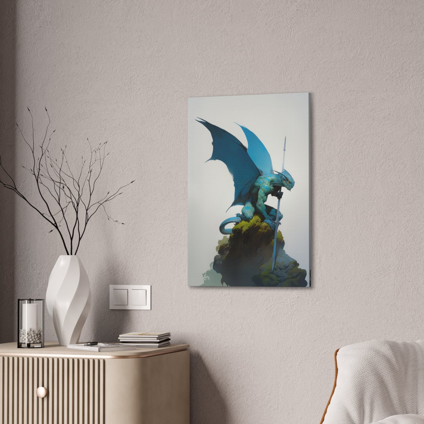 "Skyreaver" Canvas Stretched, 0.75" - Print