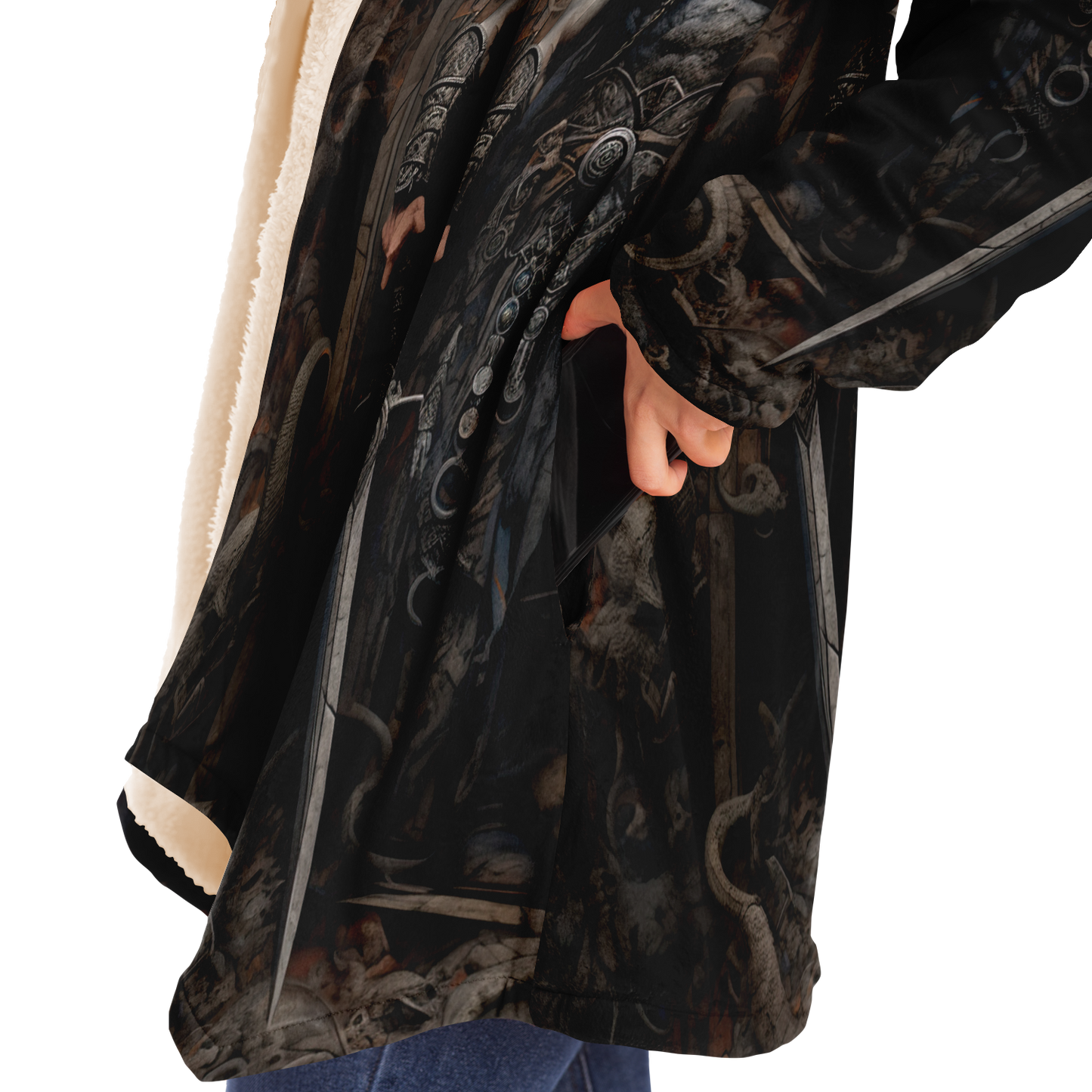 A Vikings Niflheim Microfleece Cloak