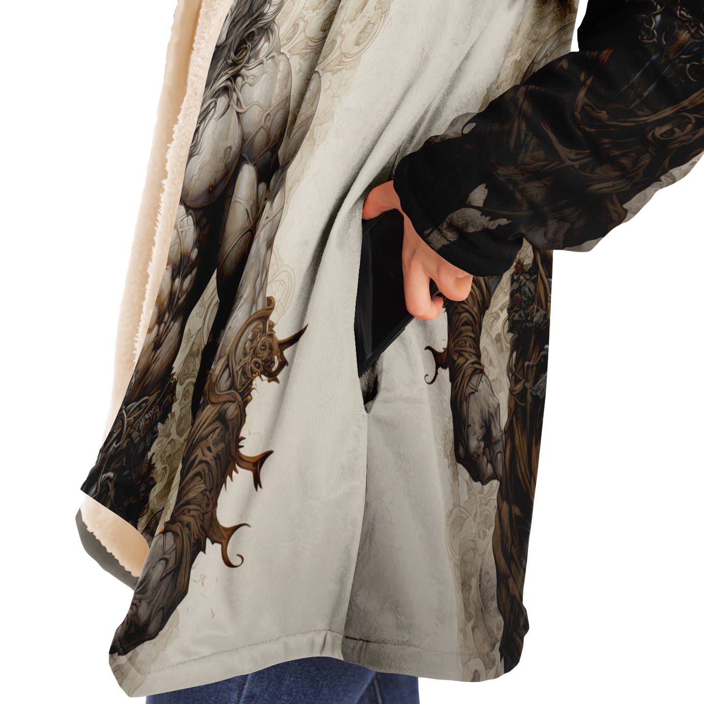 Minotaur Deity Microfleece Cloak