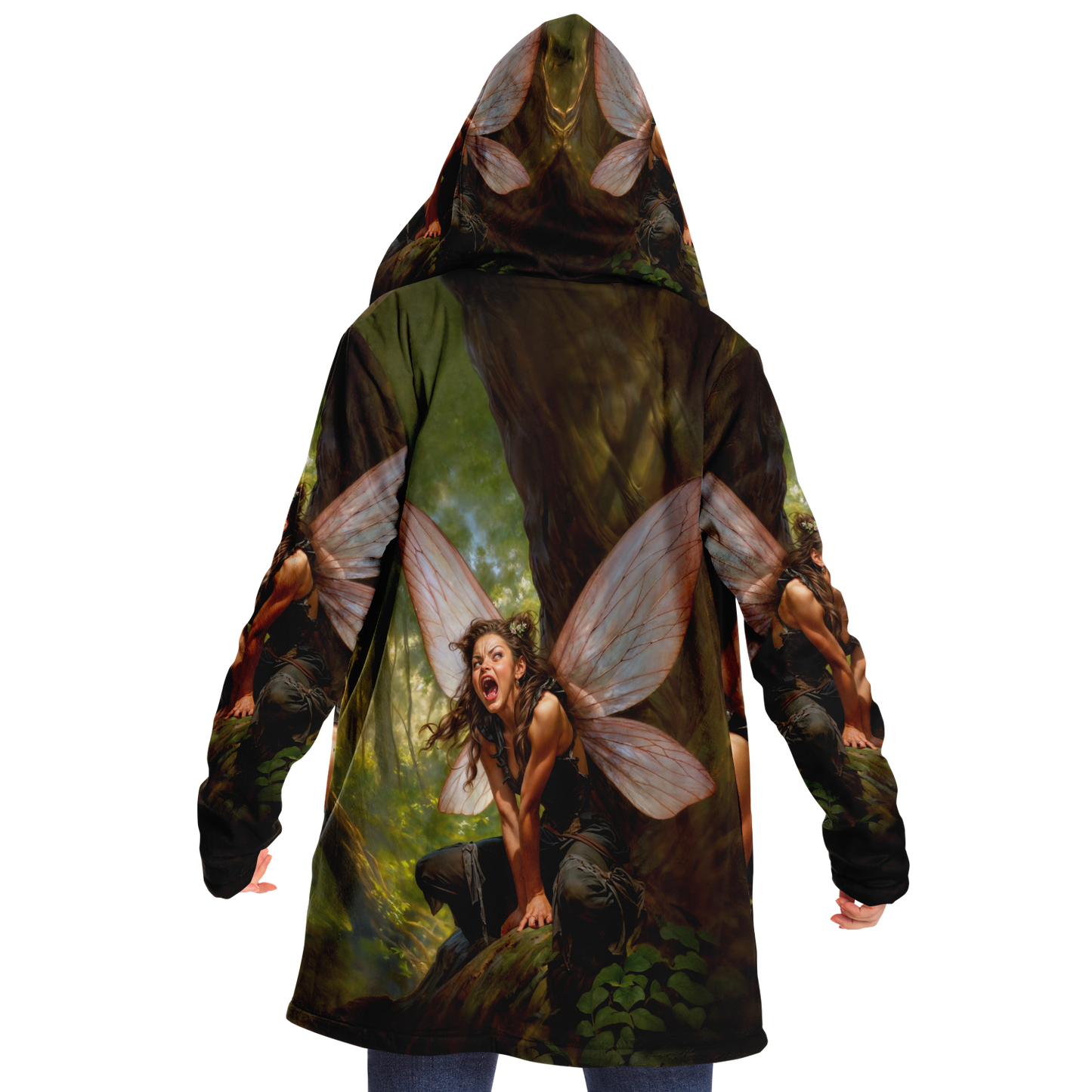 I Dont Care! Microfleece Cloak