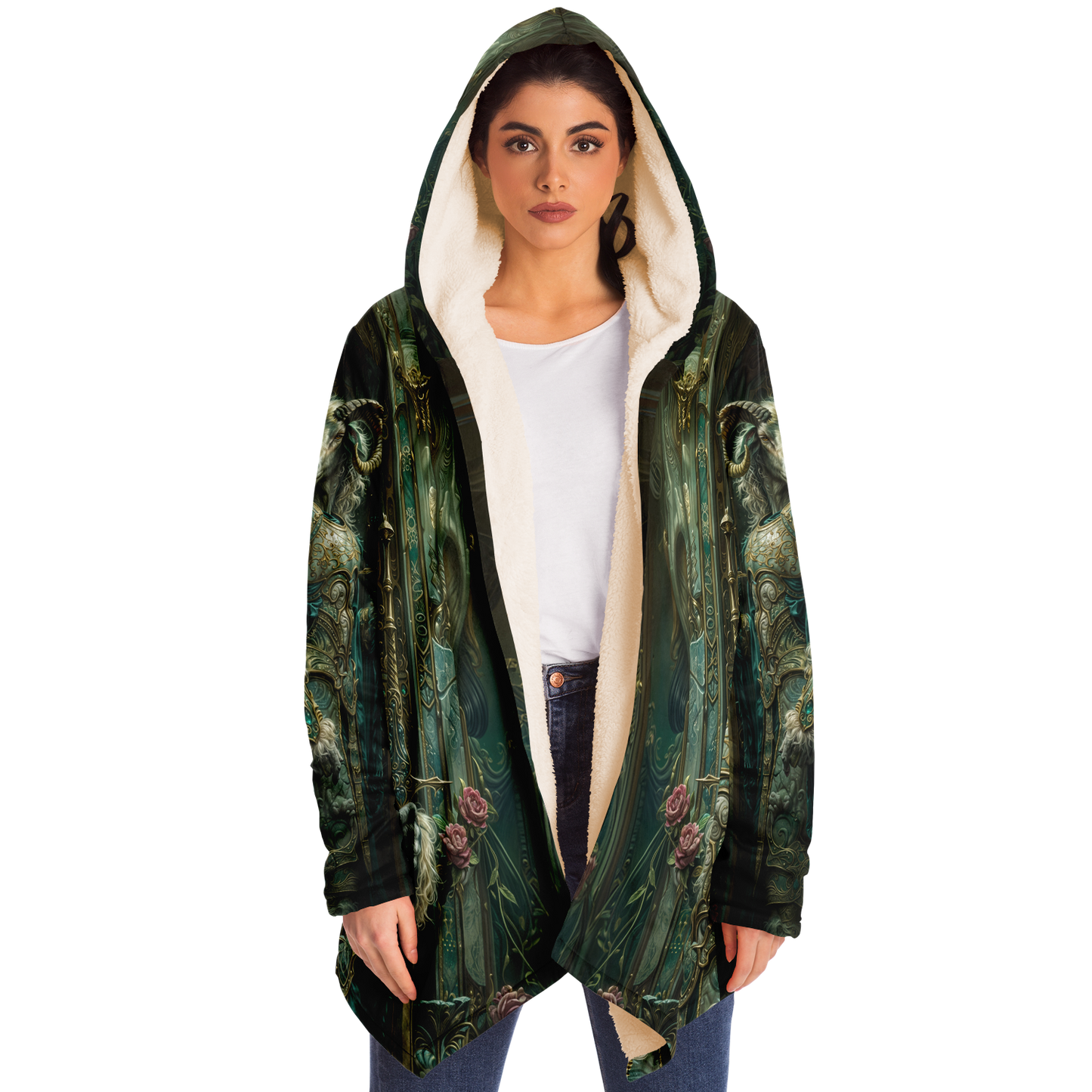 Emerald Oathkeeper Microfleece Cloak