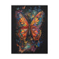 "Psychedelic Monarch" Canvas Stretched, 0.75" - Print