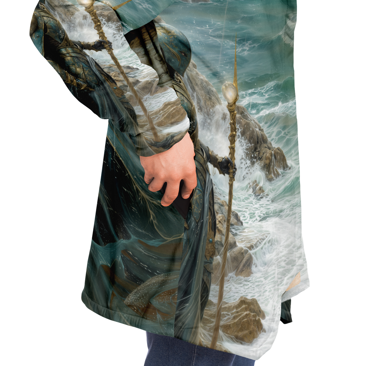 Atlantean Stormcaller Microfleece Cloak