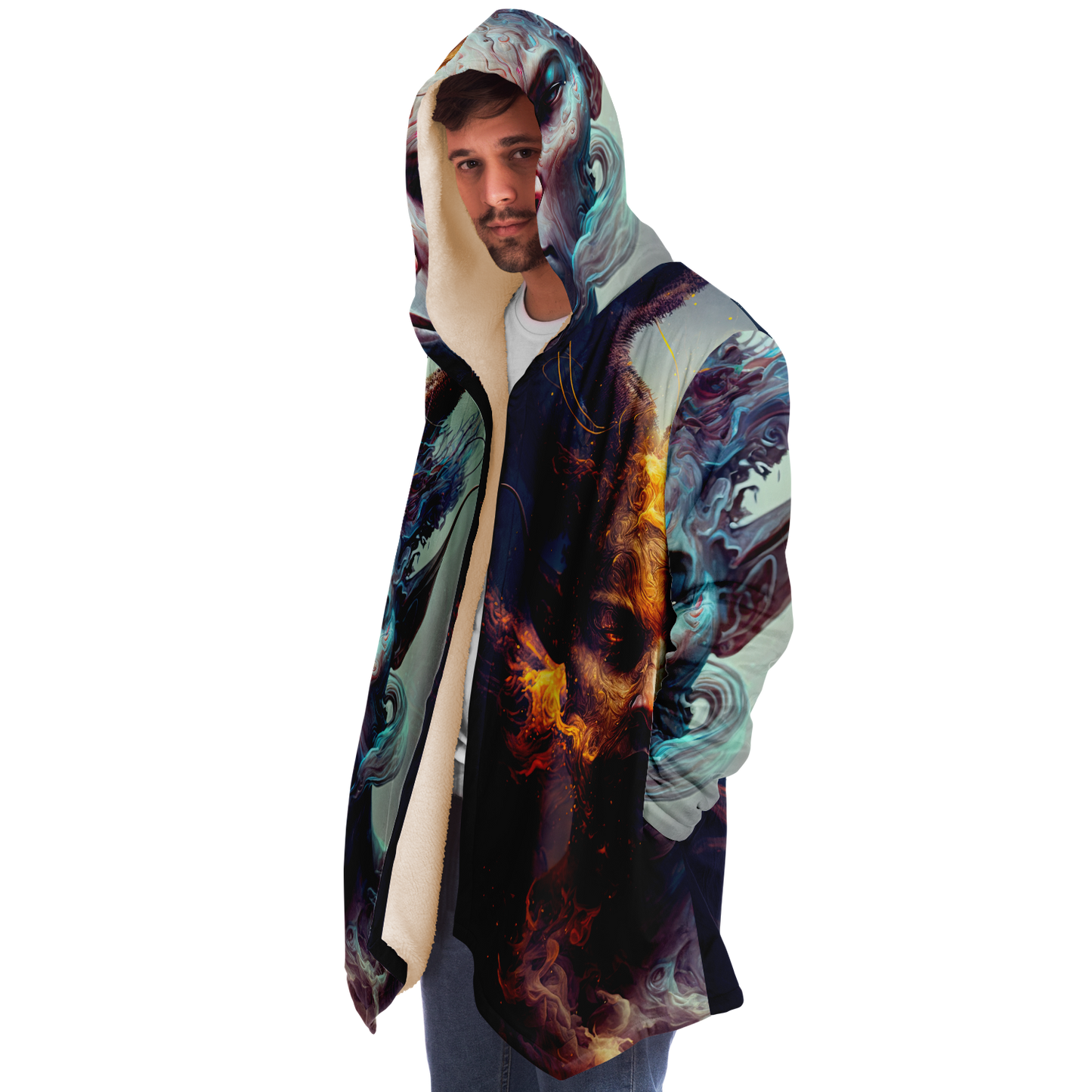 Minotaur Dreaming Microfleece Cloak