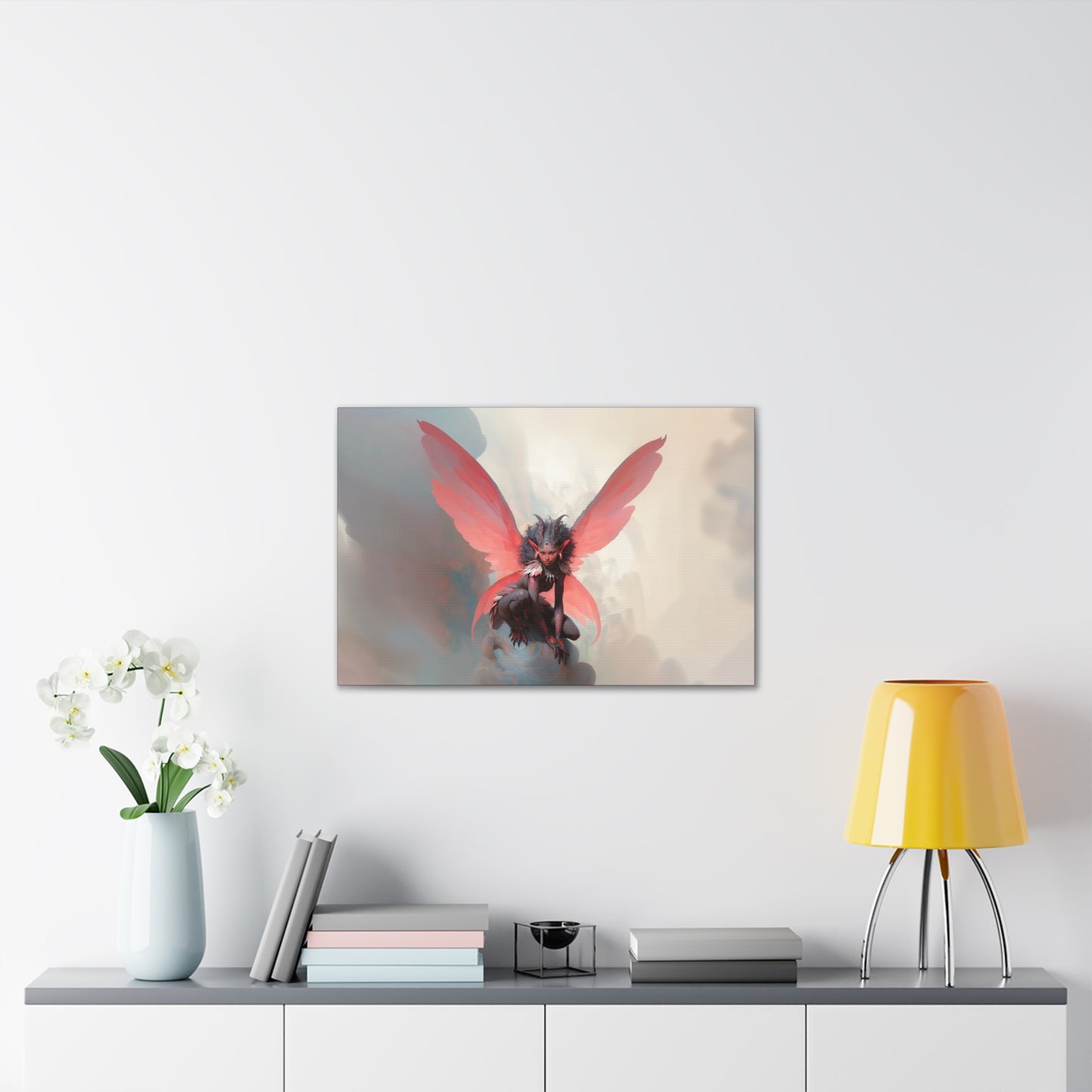 "Misty Mountain Fae"  Canvas Stretched, 0.75" - Print