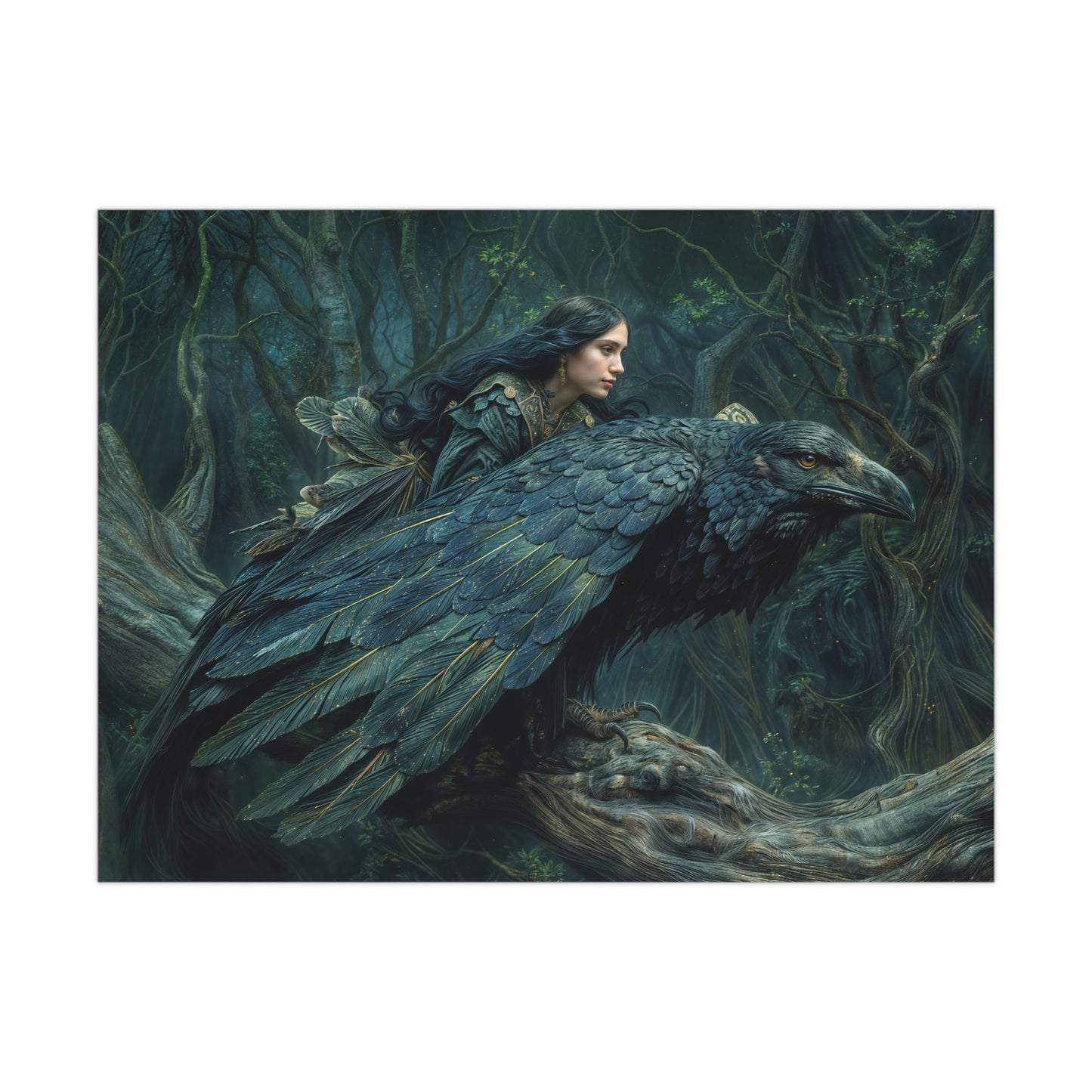 "Lady Of The Crows" Poster - Print