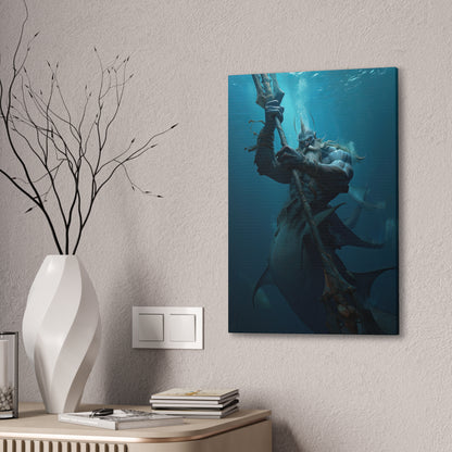 "Lord Of The Deep" Canvas Stretched, 0.75" - Print