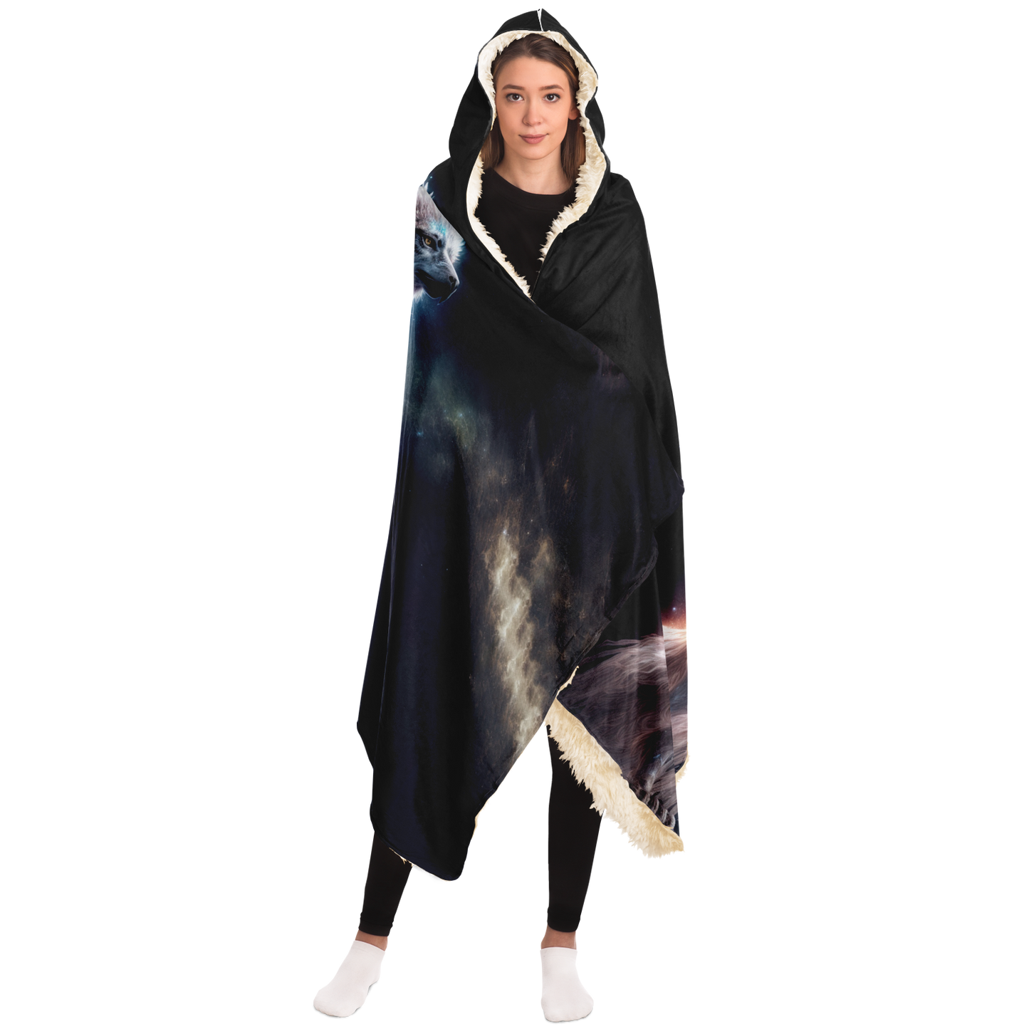 Galactic Griffon Hooded Blanket