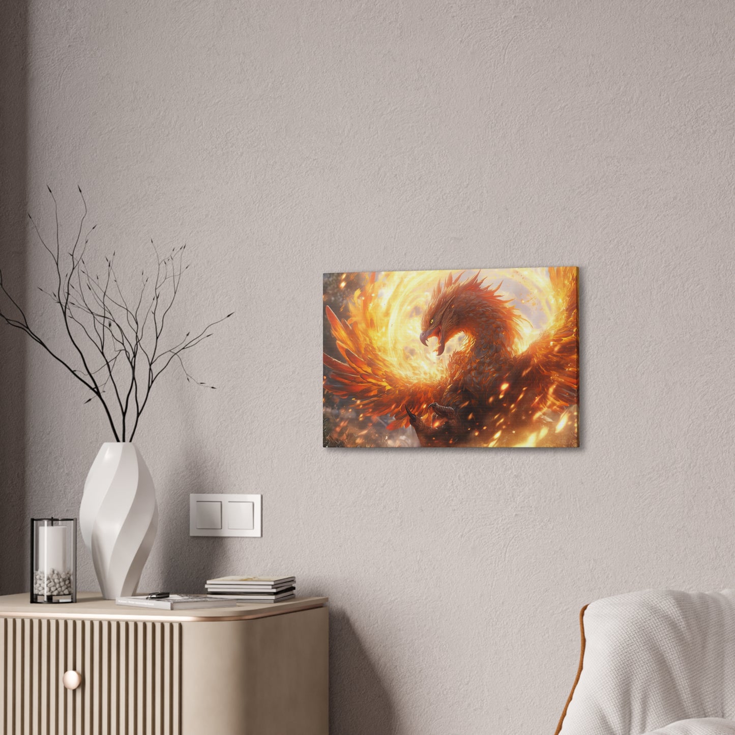 "Phoenix Furnace"  Canvas Stretched, 0.75" - Print