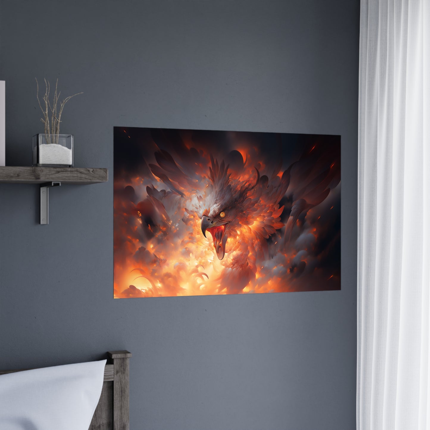 "Phoenix Fury" Poster - Print