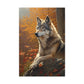 "Watcher Wolf" Canvas Stretched, 0.75" - Print