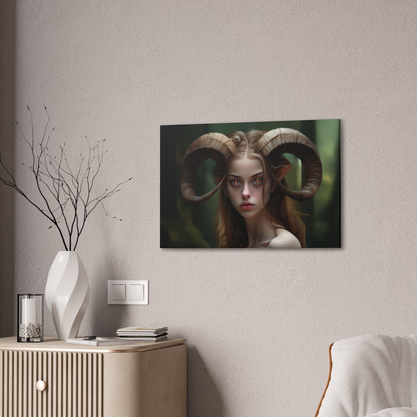 "Forest Faun"  Canvas Stretched, 0.75" - Print