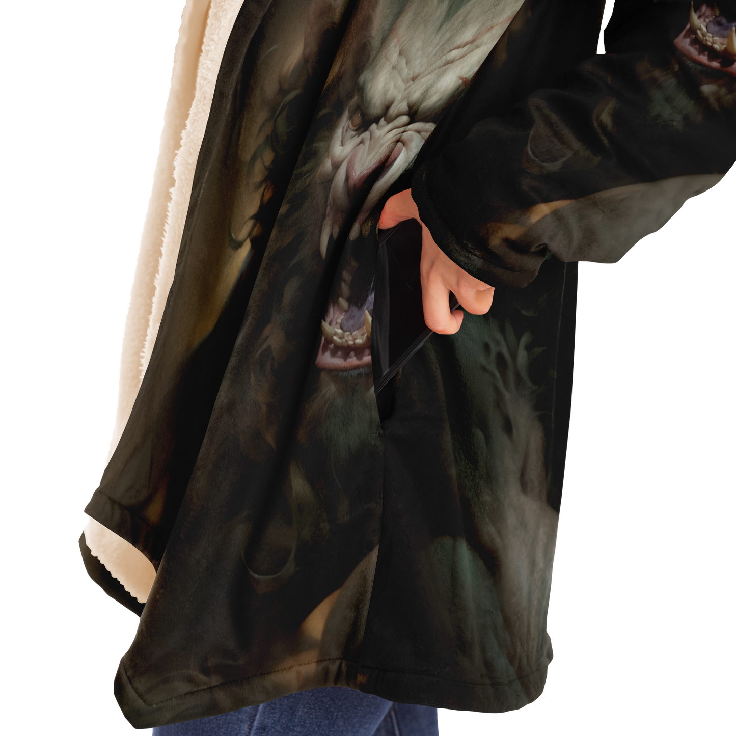 Werecat Microfleece Cloak