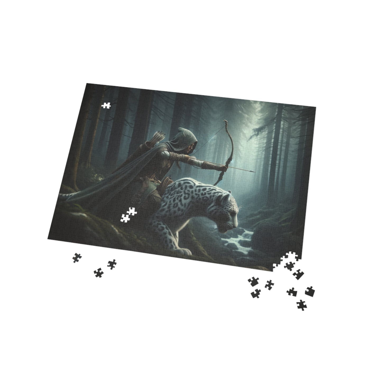 "Sleek Hunters" Puzzle (500, 1000-Piece)