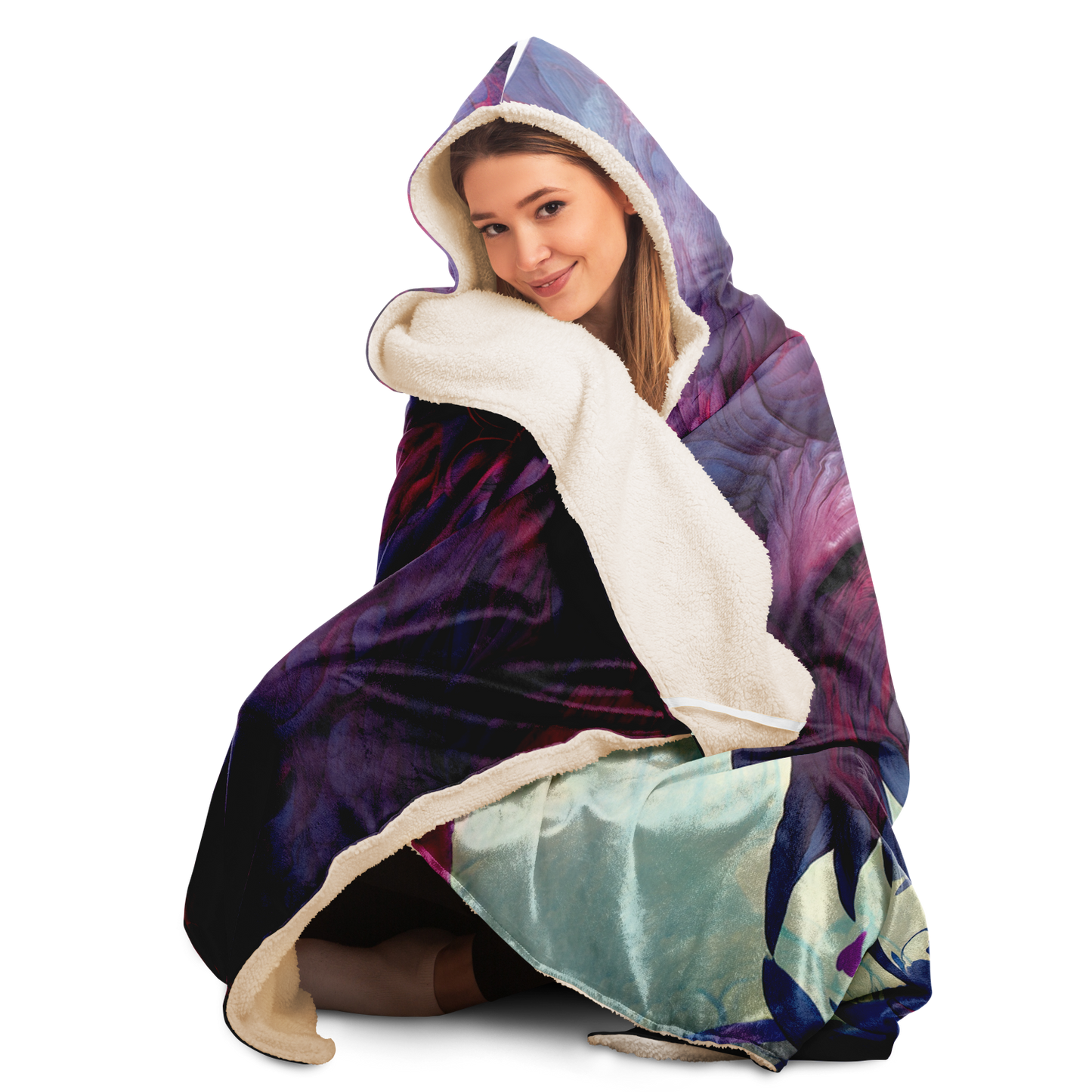 Careful What You Wish For  Hooded Blanket