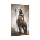 "Centaur Spearman" Canvas Stretched, 0.75" - Print