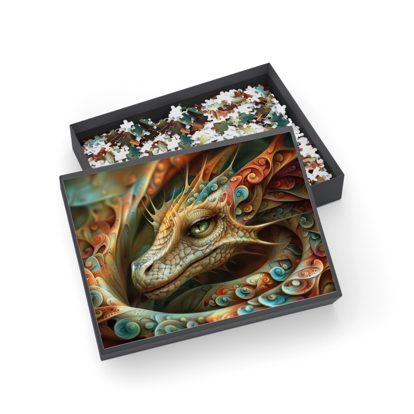 "Spiralwyrm" Puzzle (500, 1000-Piece)