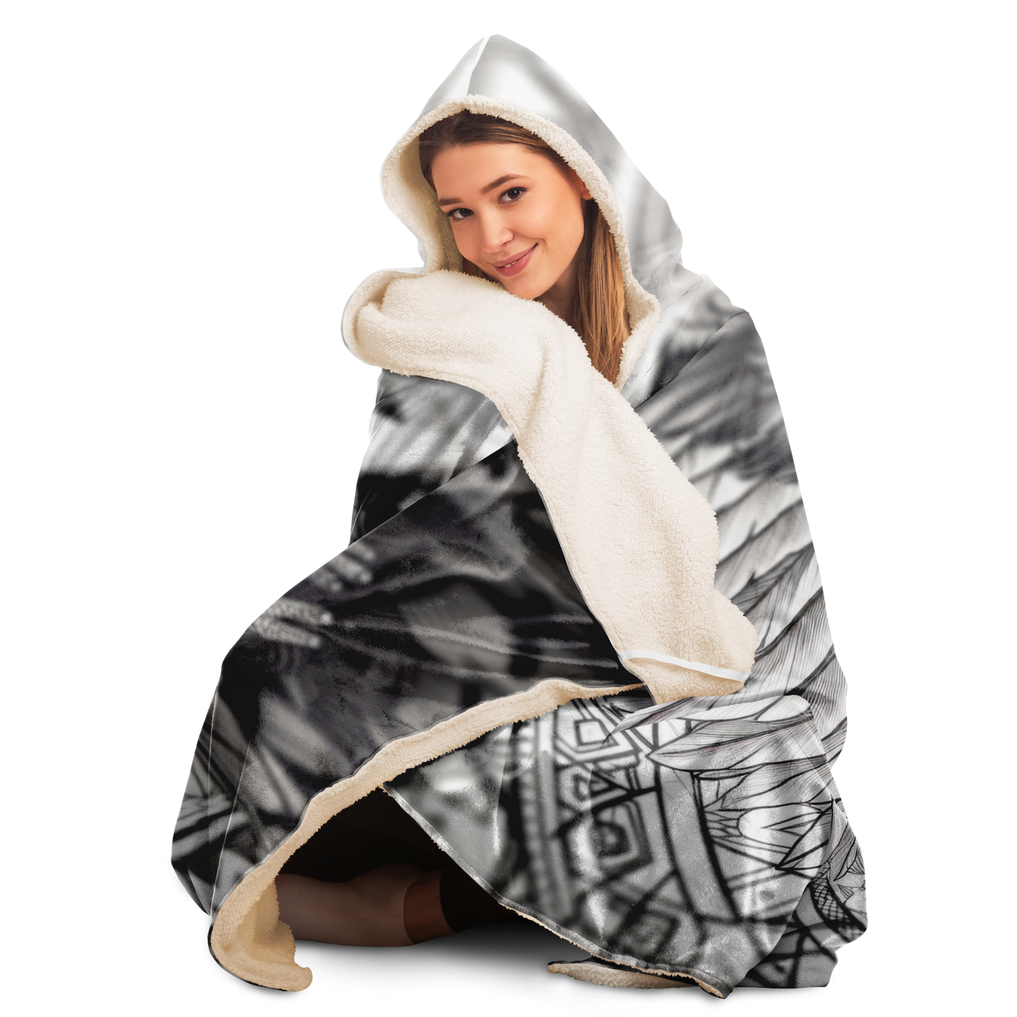 Falcons Escape Hooded Blanket