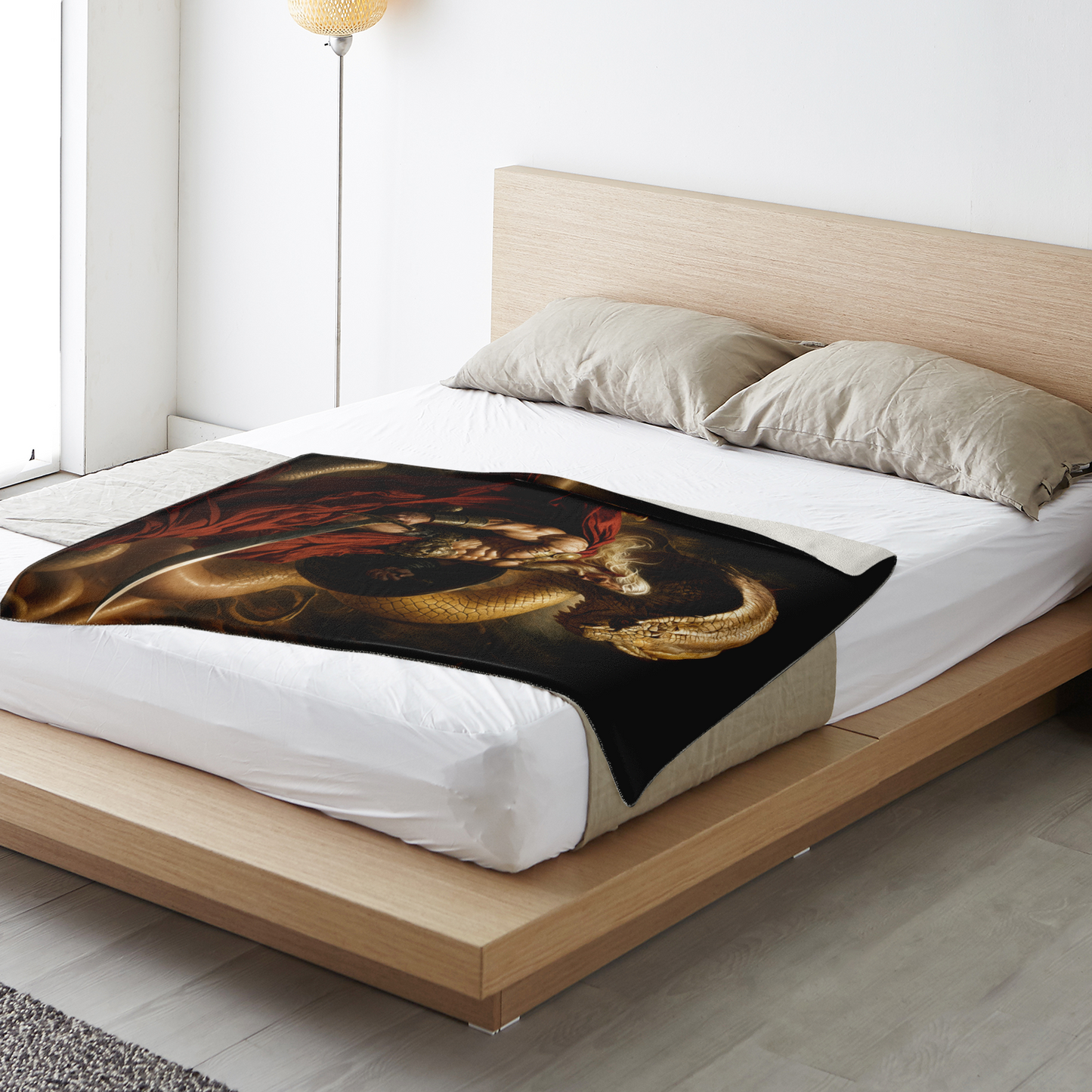 Serpent King Premium Microfleece Blanket