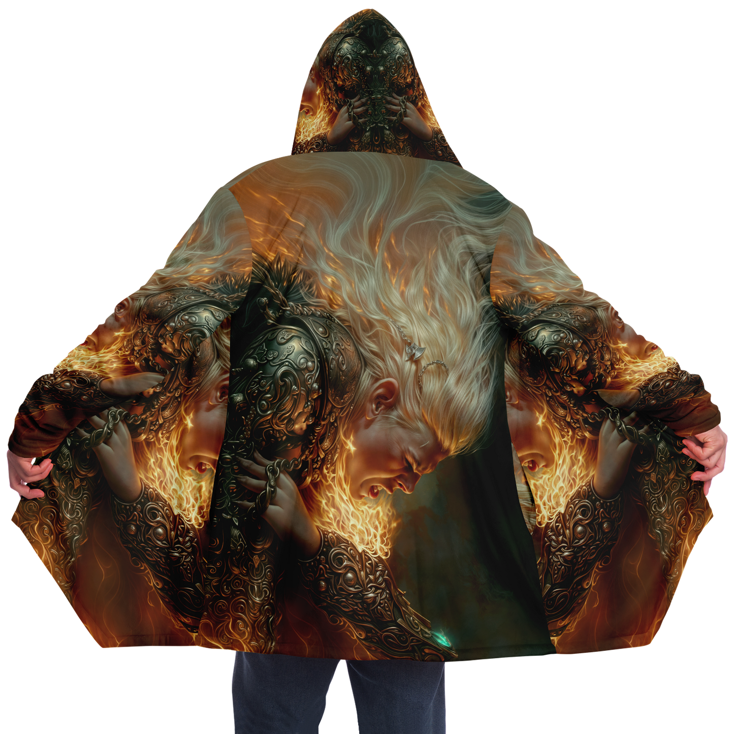 Fiery Choices Microfleece Cloak