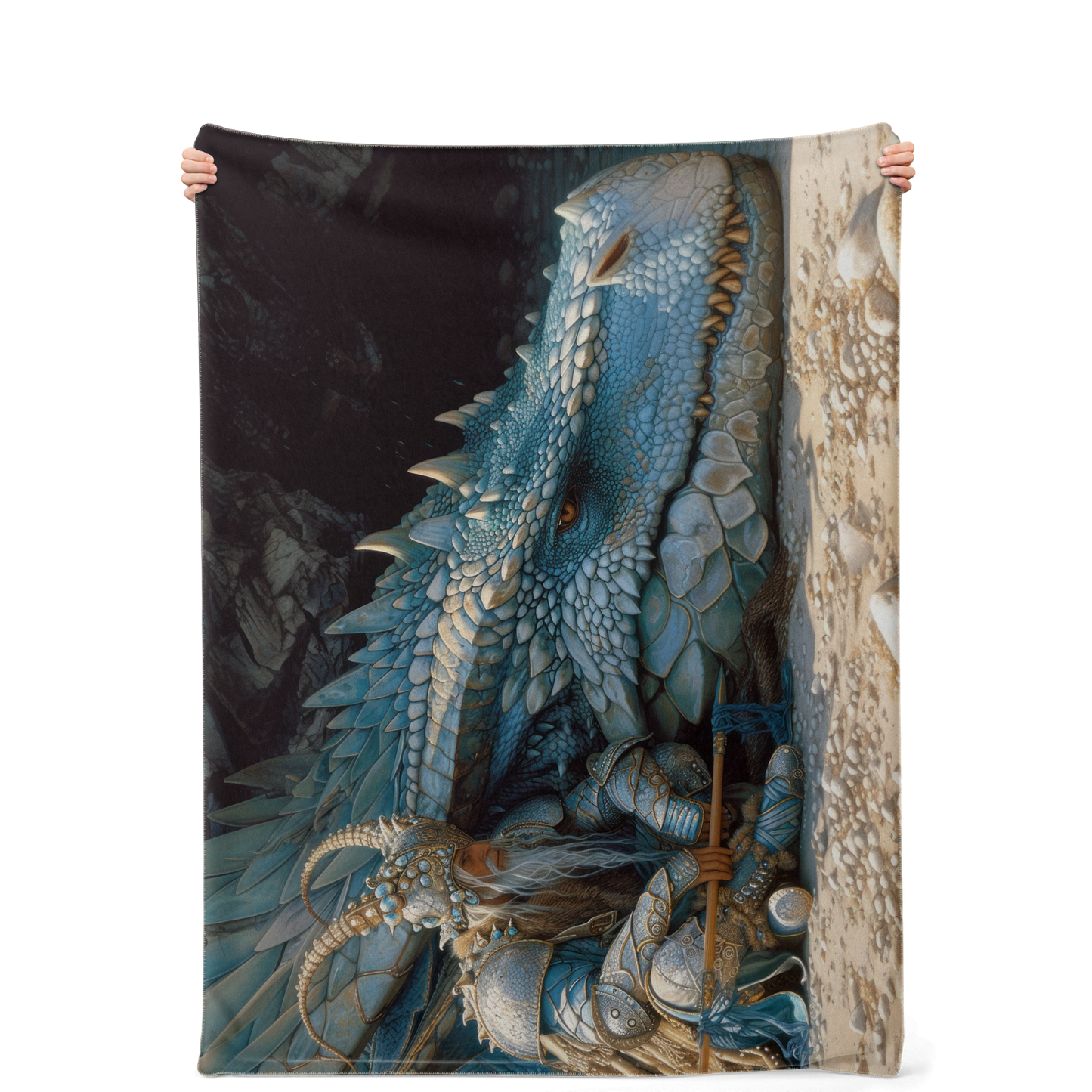 Dragons Rest Premium Microfleece Blanket