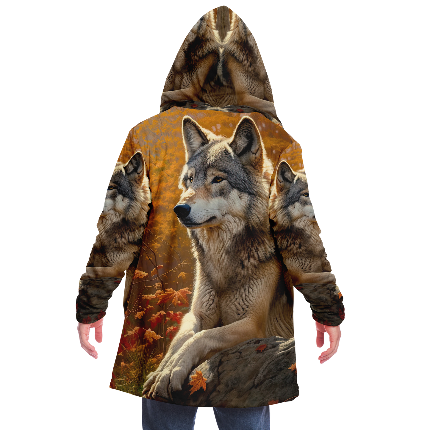 Watcher Wolf Microfleece Cloak