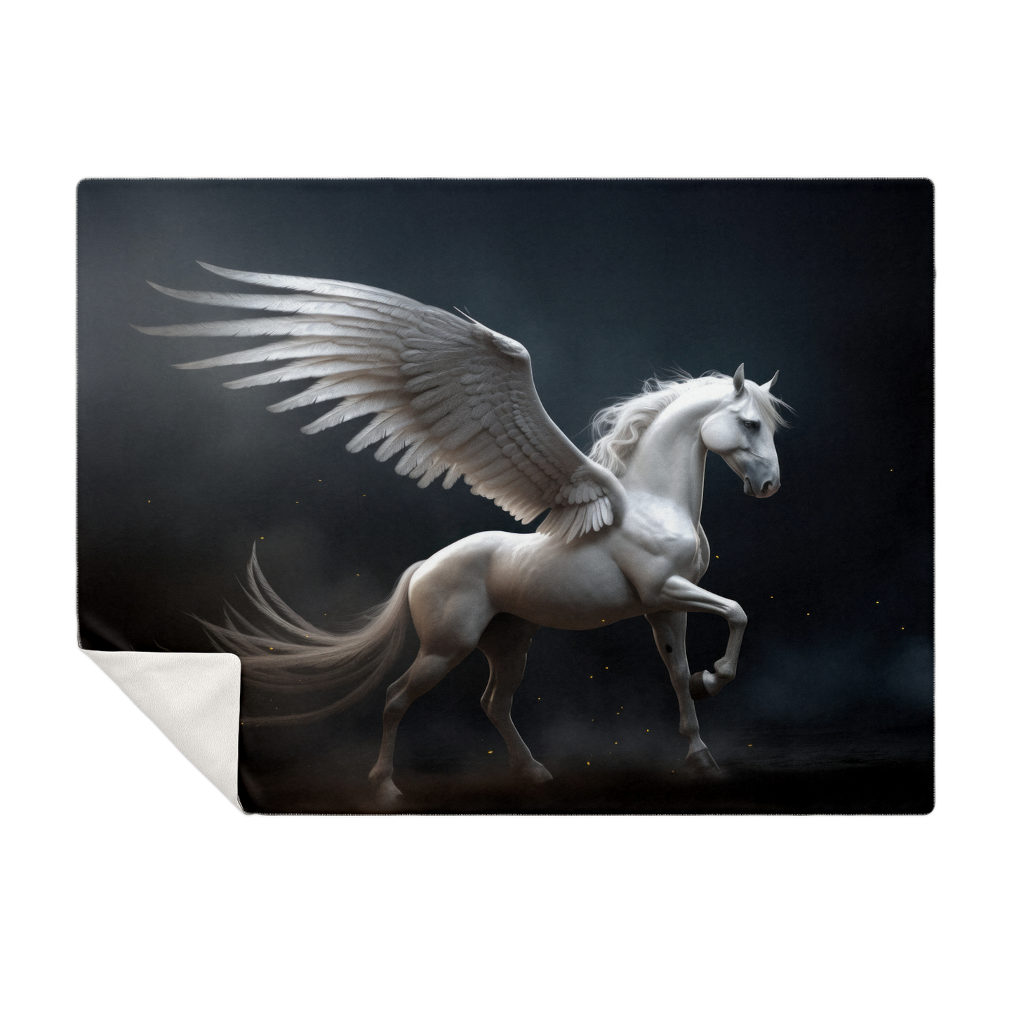 Ethereal Pegasus Premium Microfleece Blanket