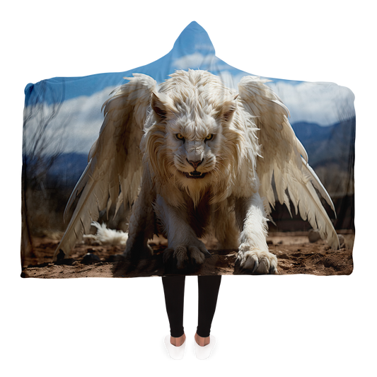 Albino Skyroar Hooded Blanket