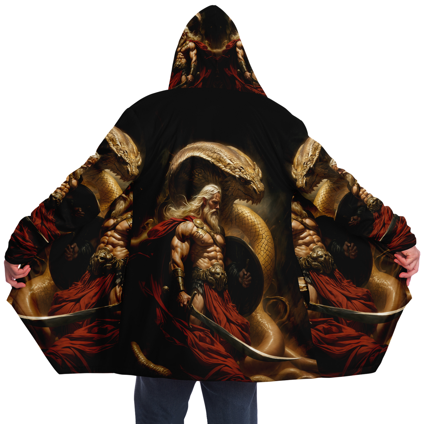 Serpent King Microfleece Cloak