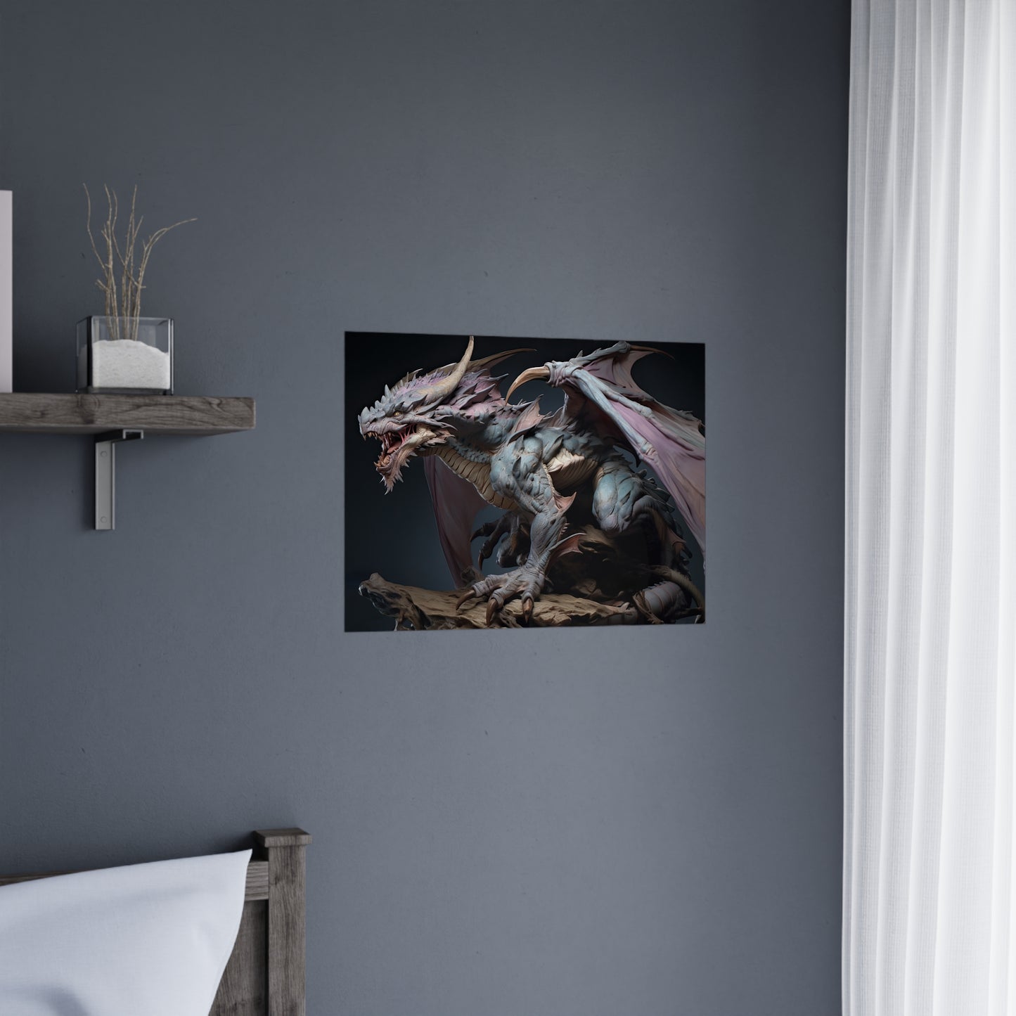 "Lavender Dragon Elder" Poster - Print